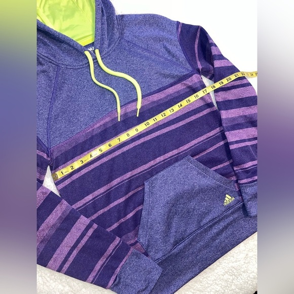 Adidas Ultimate Hoodie Climawarm Purple Yellow
Pullover Sweatshirt Womens Medium - Picture 4 of 5